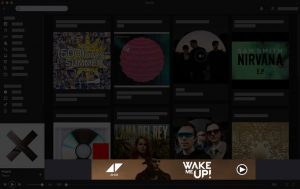 display werbung auf Spotify für Bands